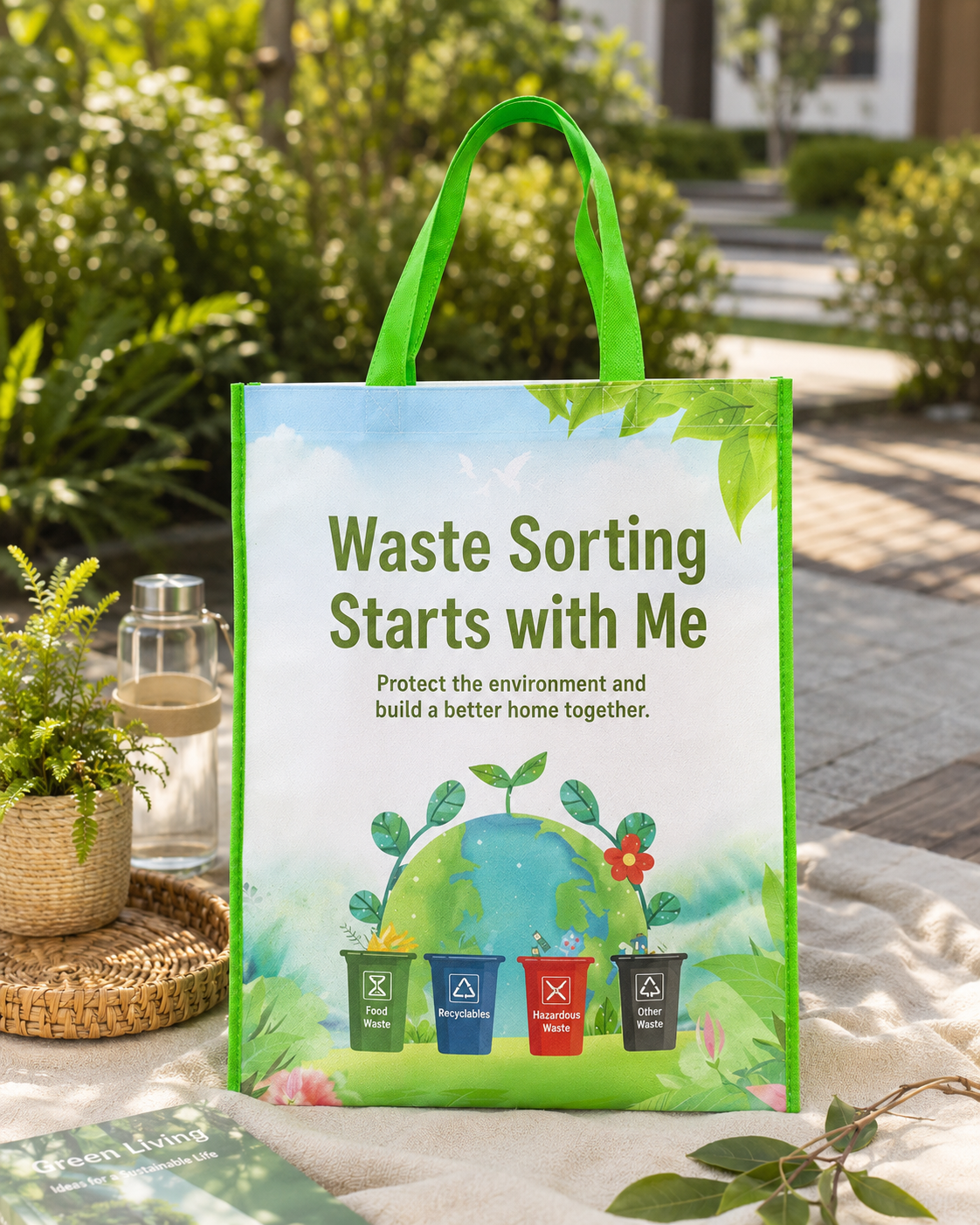 Printed non-woven event bag reference