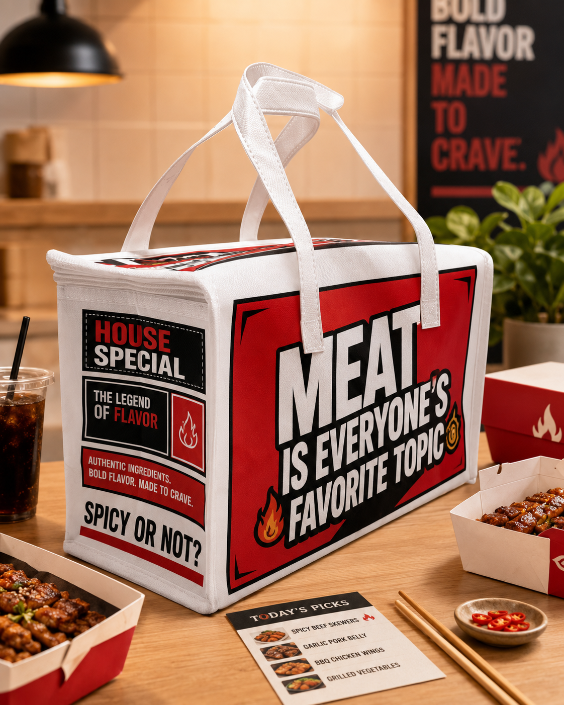 Bulk laminated PP woven grocery bag reference